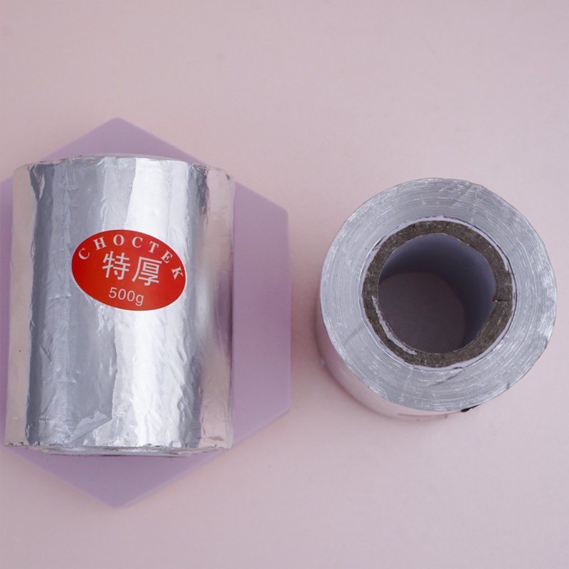 [HCM]Cuộn giấy bạc ủ phá móng 500gr - Giấy bạc ủ phá gel/bột chuyên dụng