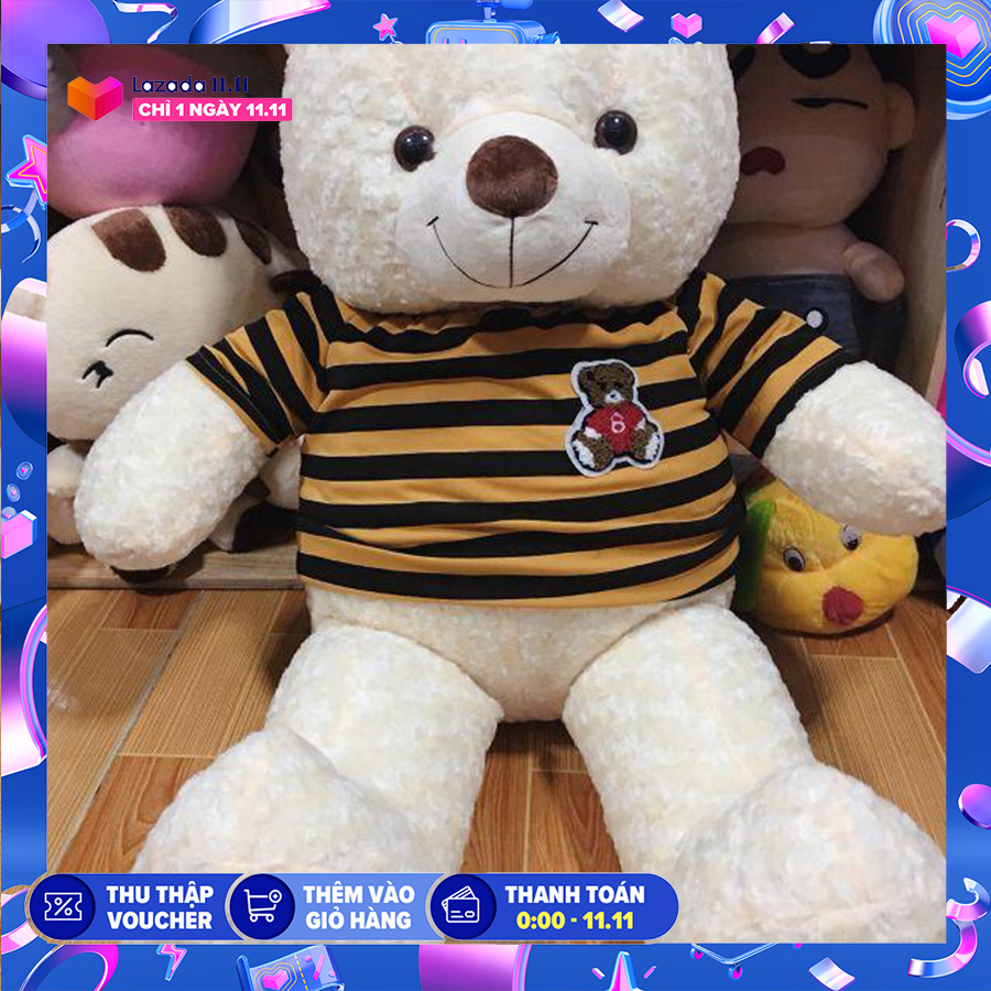 GẤU BÔNG TEDDY CAO CẤP ĐỦ MÀU