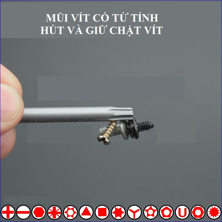 SV Mũi vít hoa thị 6 cánh 800 chuôi bướm phi 4mm