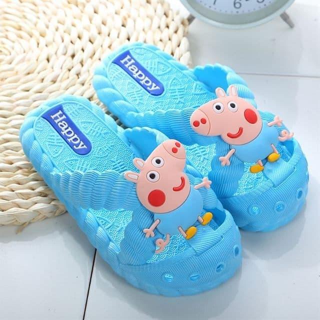 DÉP CAO SU MỀM ĐẸP HEO PEPPA ÊM CHÂN CHO BÉ.