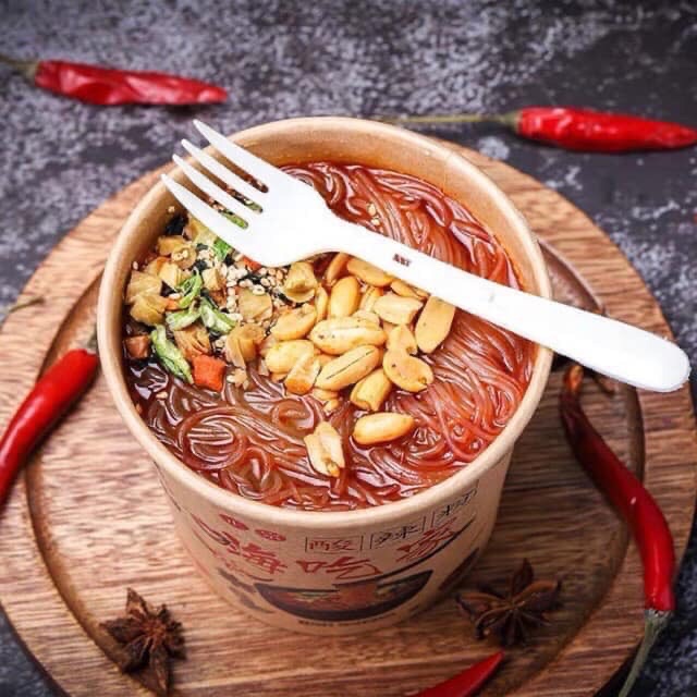 1 thùng 6 hộp miến chua cay trùng khánh