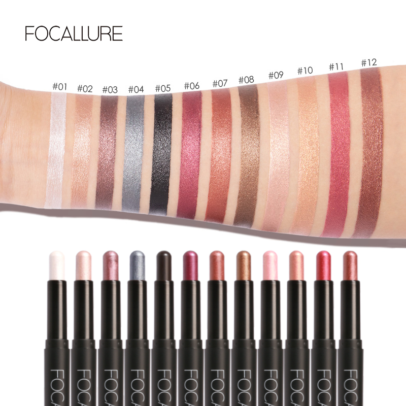 FOCALLURE Chì kẻ mắt cao cấp có 12 màu - INTL