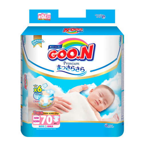 Tã dán Goon Premium NB70