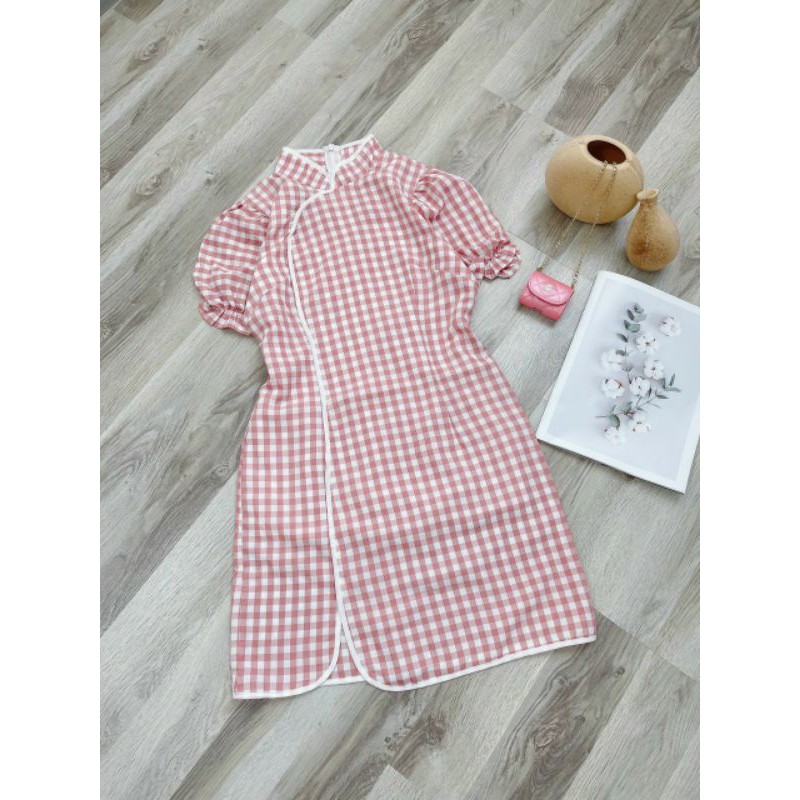 ĐẦM CỔ TÀU HỒNG