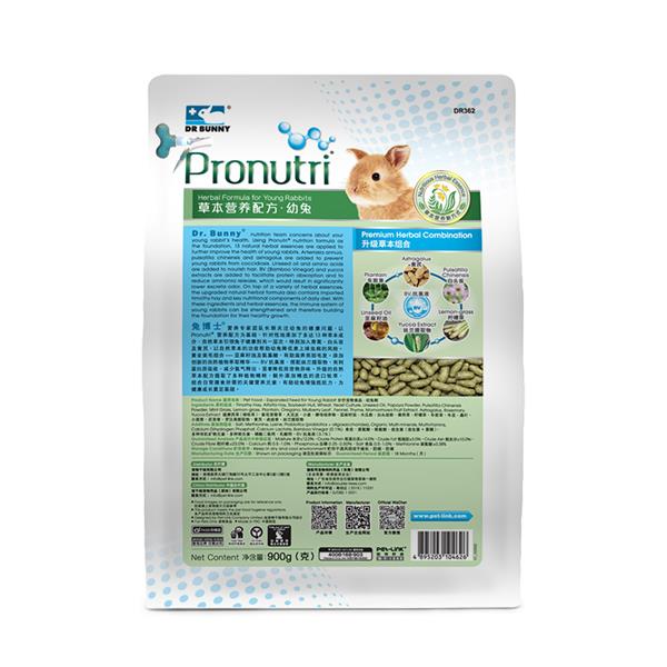 Thức Ăn Thảo Dược Pronutri DR bunny 35gr Cho Thỏ Lớn và thỏ con
