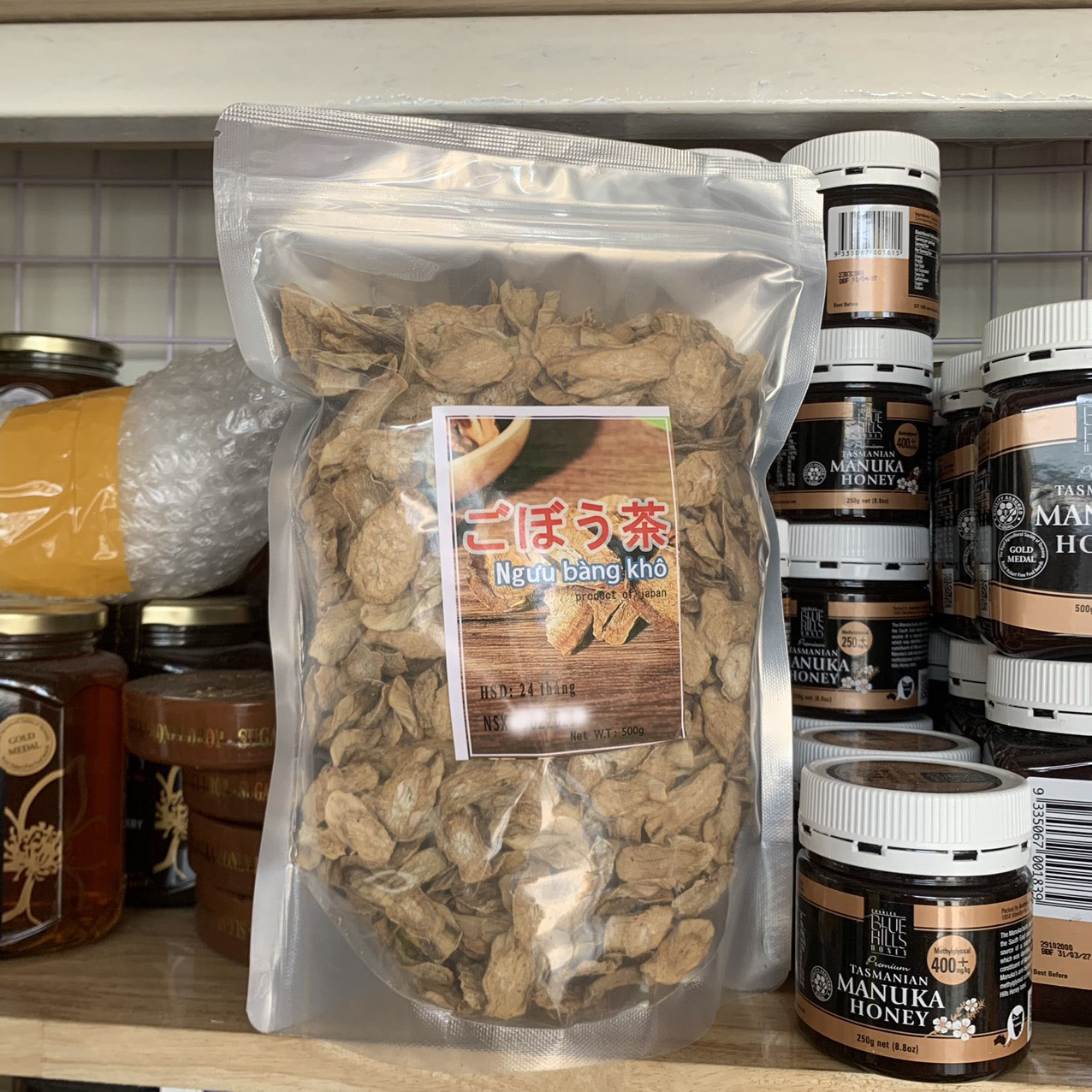 Củ Ngưu Báng Khô Nhật 500g