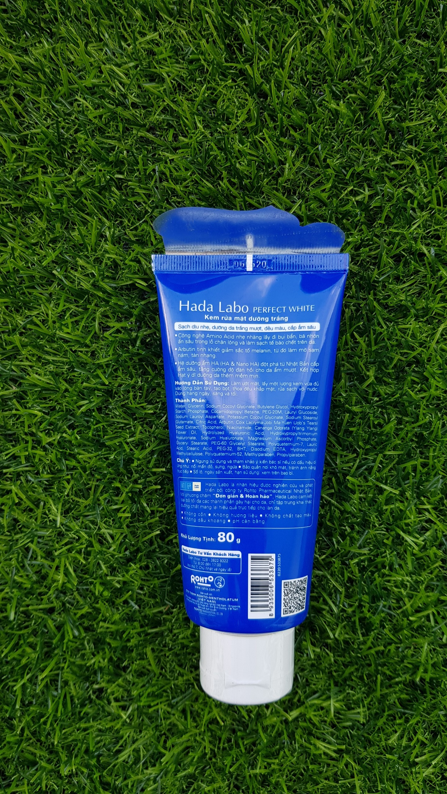 [HCM]Sữa rửa mặt Hada Labo 80g