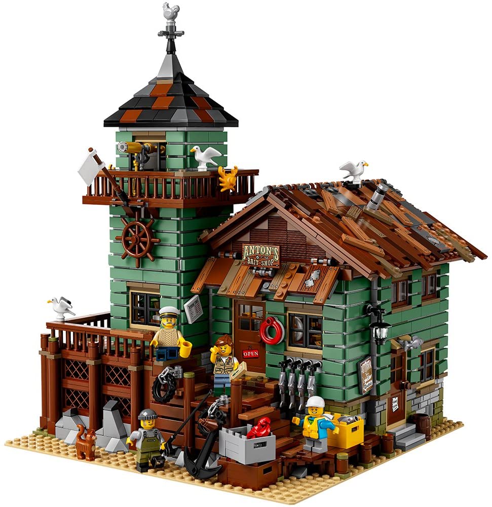 [HAPPY BRICKS] - LEGO  IDEAS - 21310 - CỬA HÀNG ĐỒ CÂU CŨ - OLD FISHING STORE