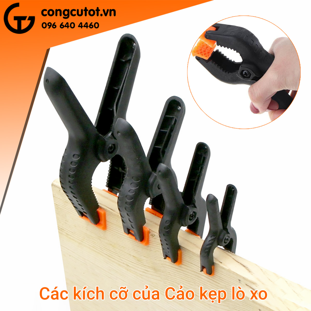 Combo 10 chiếc kẹp lò xo - Cảo kẹp lò xo