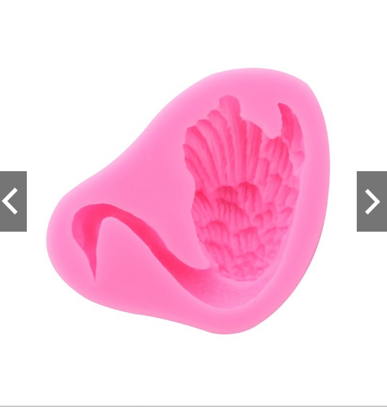 Khuôn silicon 4D thiên nga ,trang trí bánh