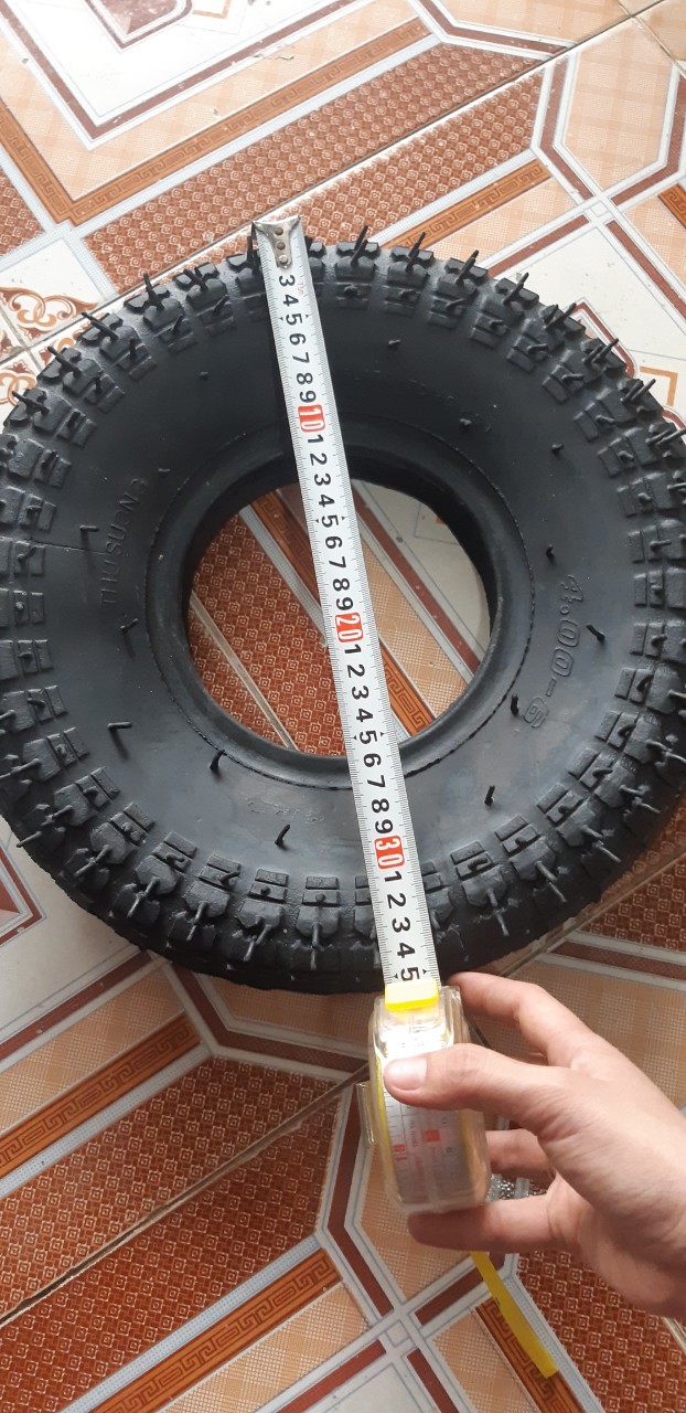 Lốp xe rùa/ vỏ xe rùa SỐ 4.00-6