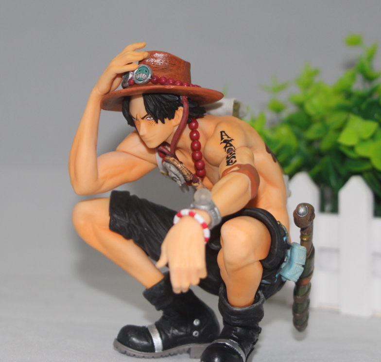Mô hình One Piece - Mô hình Ace ngồi 13cm AC03