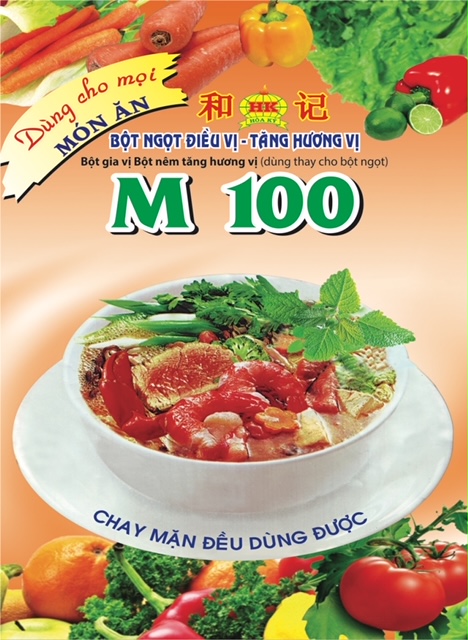 BỘT NGỌT ĐIỀU VỊ TĂNG HƯƠNG VỊ M100