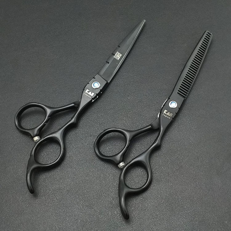 Bộ Kéo Cắt Tóc Cao Cấp Thép Nhật Bản  6.0inch thương hiệu KAI - Cả bộ cắt + tỉa