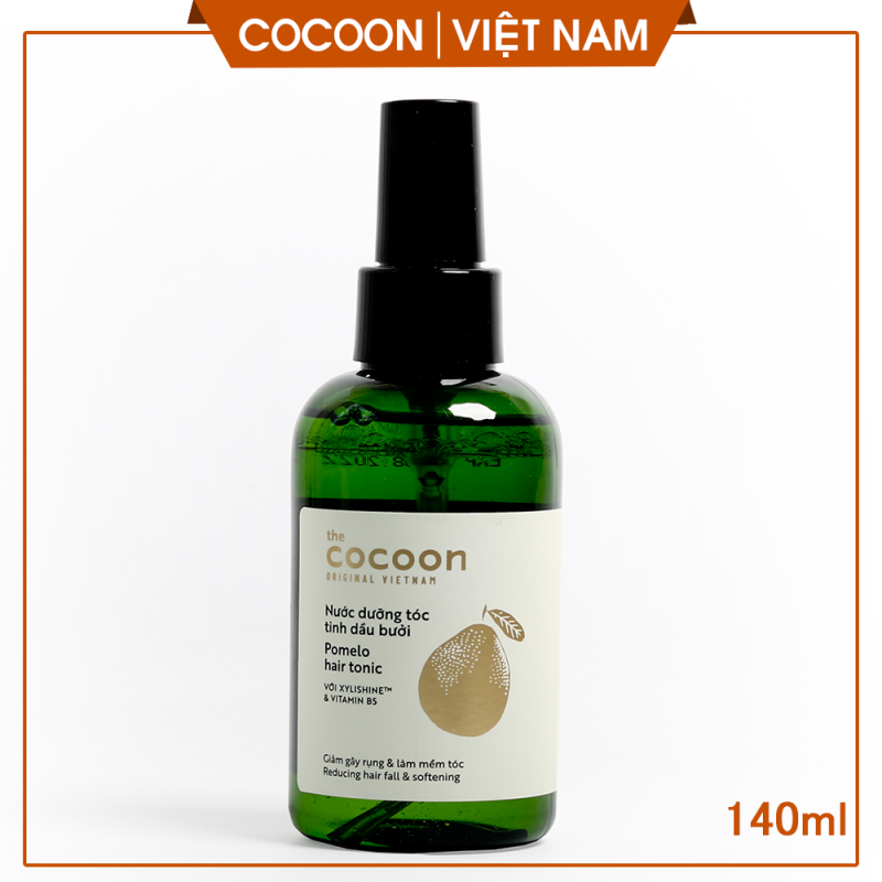 Nước dưỡng tóc tinh dầu bưởi ngăn ngừa rụng tóc, giúp tóc mọc nhanh, cải thiện hư tổn nặng (pomelo hair tonic) Cocoon Viet Nam140ml