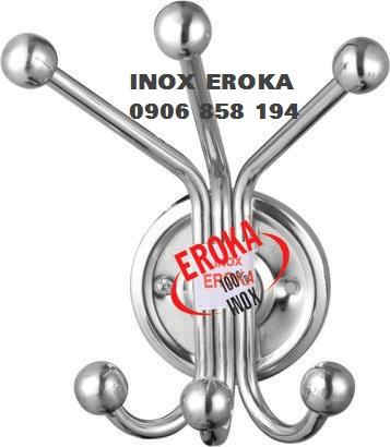[HCM]MÓC ÁO INOX EROKA - MÓC TREO ĐỒ - MÓC 3 ĐÔI - MO-048