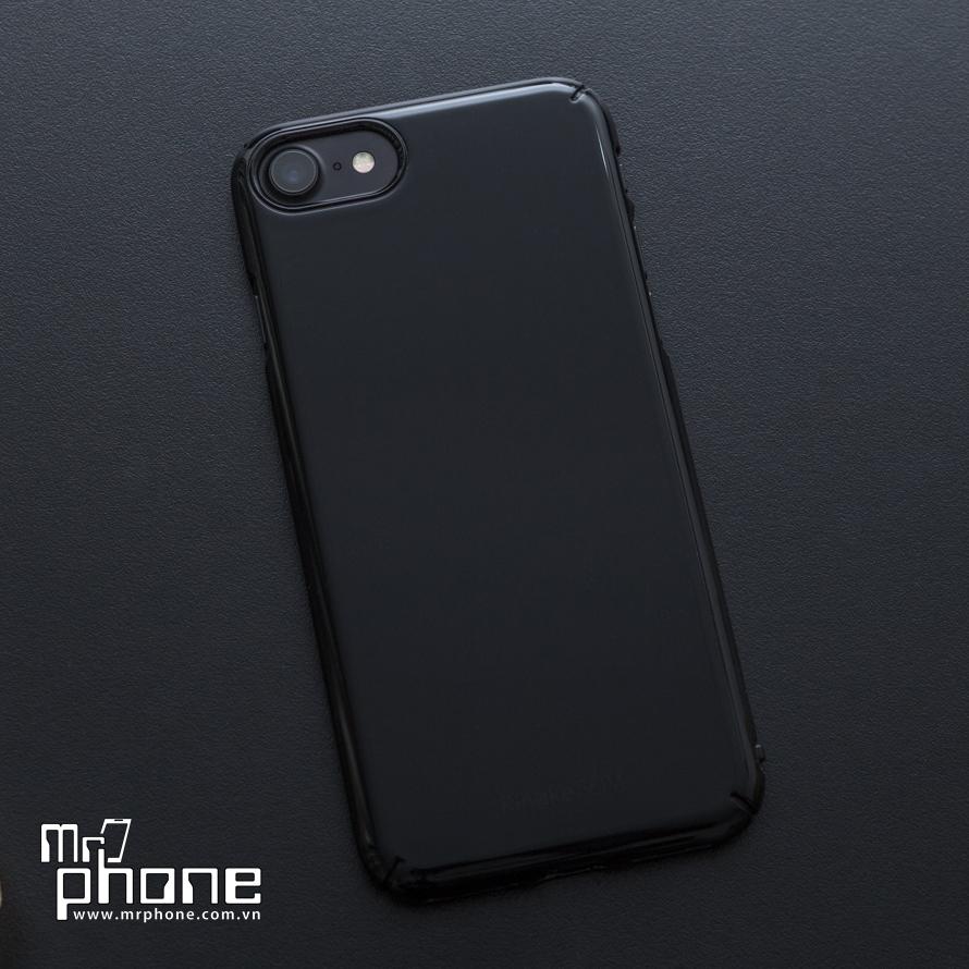 Ốp lưng Hàn Quốc Ringke Slim iPhone SE 2020 / iPhone 8 / iPhone 7 (Gloss Black)