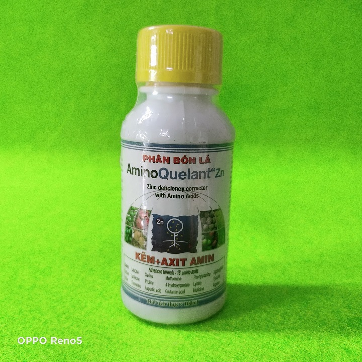 Phân bón lá AminoQuelant Zn - chai 100 ml