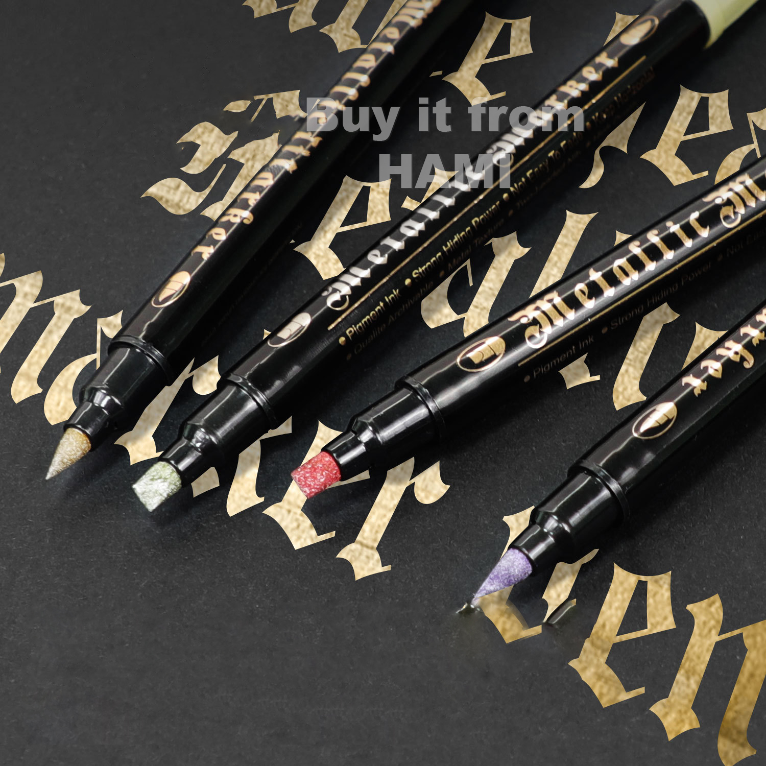 Bộ Bút Marker Metallic gốc nước Guang GN6553