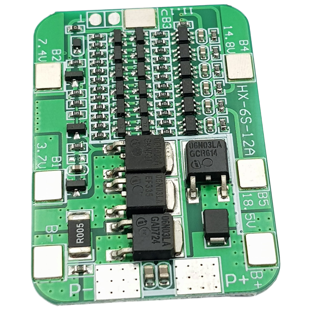Mạch Sạc và Bảo Vệ Pin 6S 12A