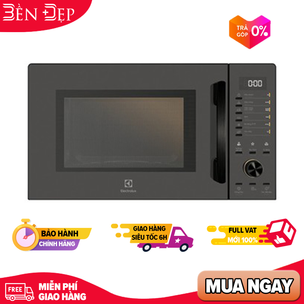 Lò vi sóng electrolux để bàn tích hợp nướng đối lưu 30l emg30d22bm