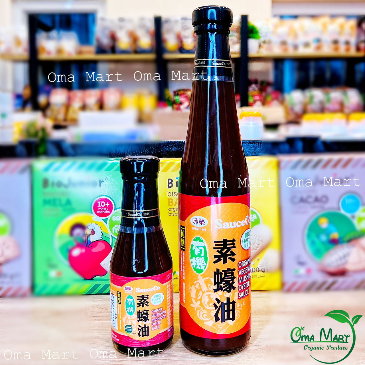 Dầu hào nấm chay hữu cơ Sauceco 155ml