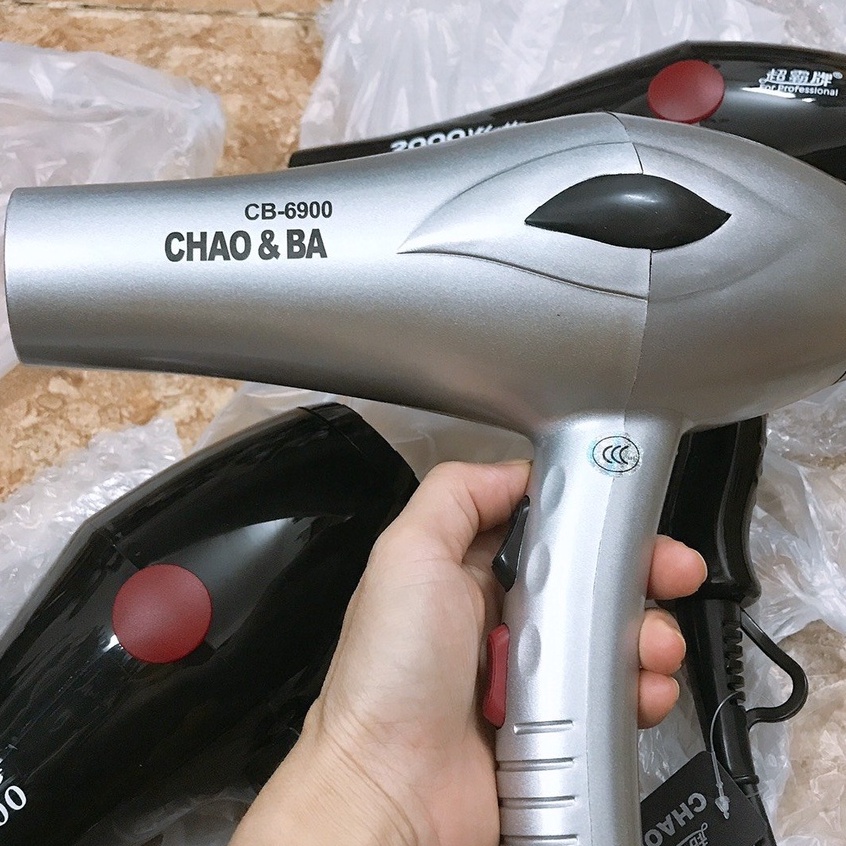 Máy sấy tóc chuyên nghiệp công suất mạnh cho salon tóc, barbershop chao&ba cb-6900