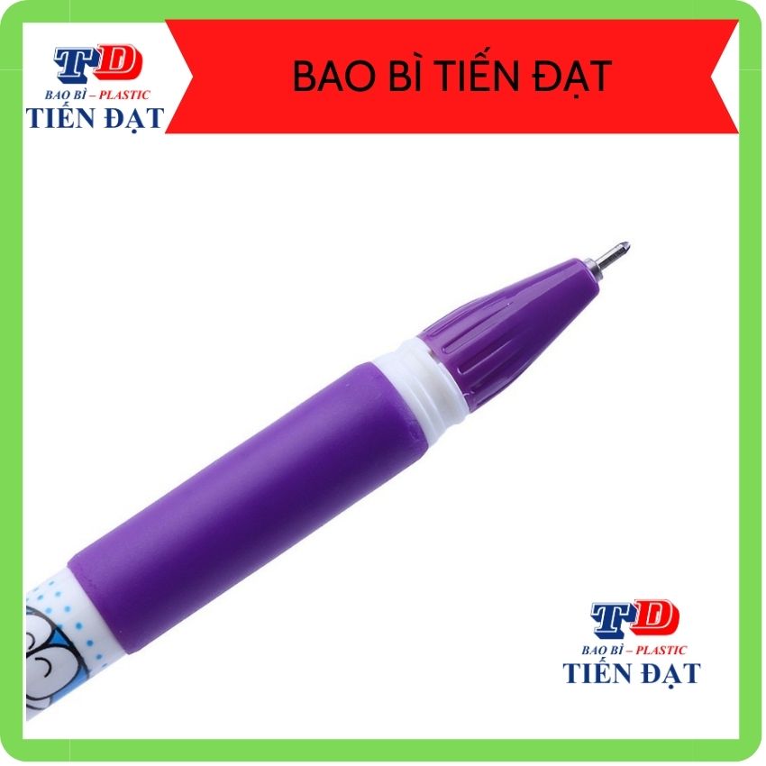 Combo 10 Cây Bút Mực Nước Thiên Long Doraemon Nét 0.5Mm Màu Tím