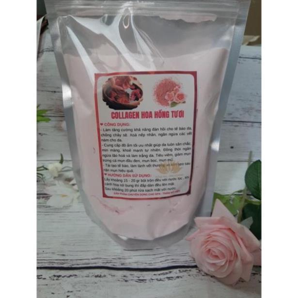 1kg Mặt Nạ Collagen Cánh Hoa Hồng Tươi