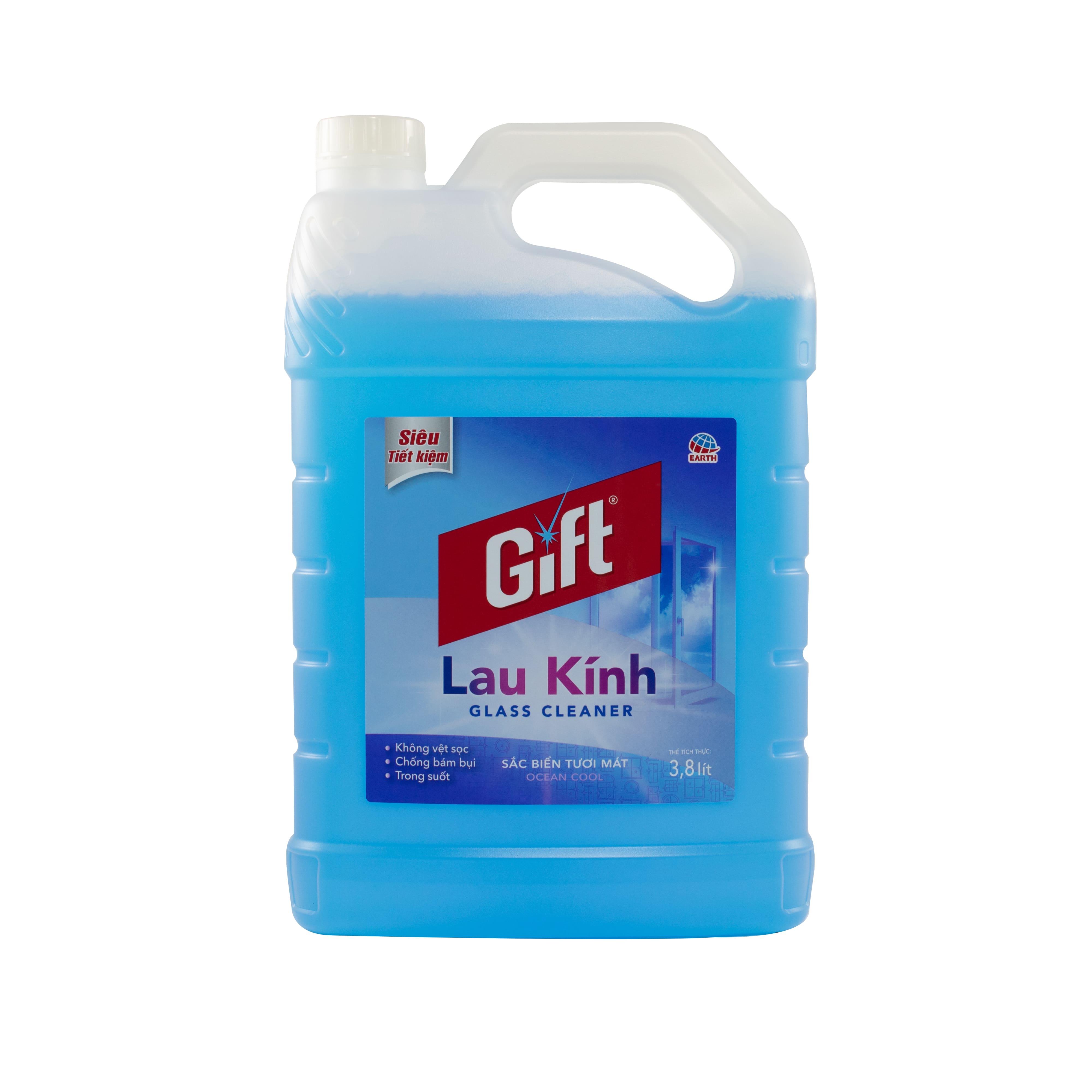 Thùng 3 Can Nước Lau Kính Gift 3.8kg hungthuybr