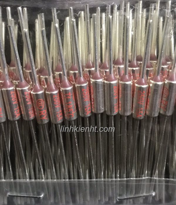 10 cái cầu chì nhiệt nồi cơm 185 độ 15a / 250v lktt