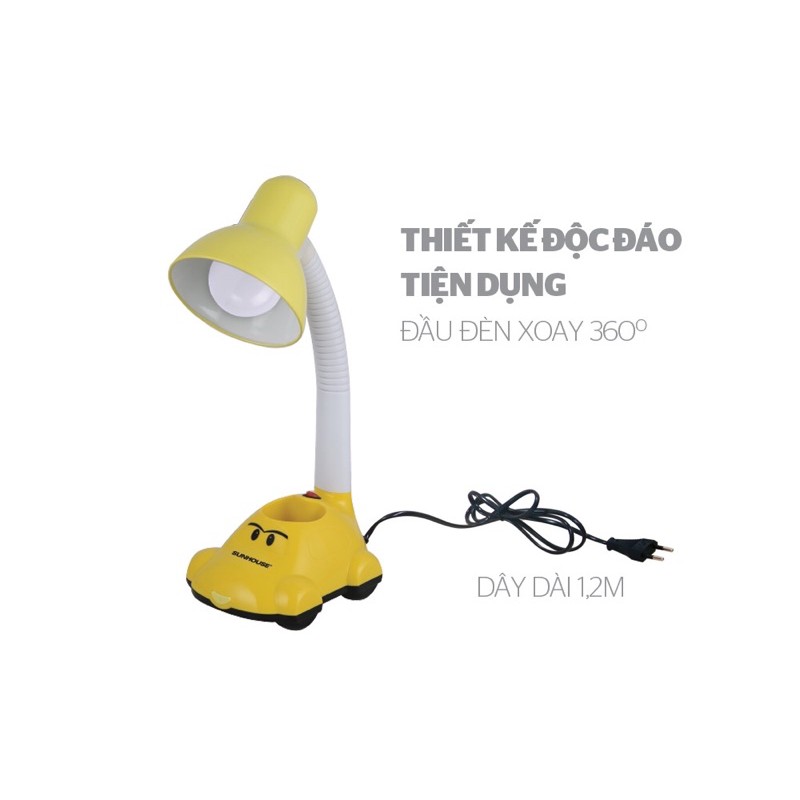 Đèn bàn học sinh Sunhouse SHE-19LED-A6 ( Đèn Led chống cận, hàng , bền đẹp, giá rẻ )