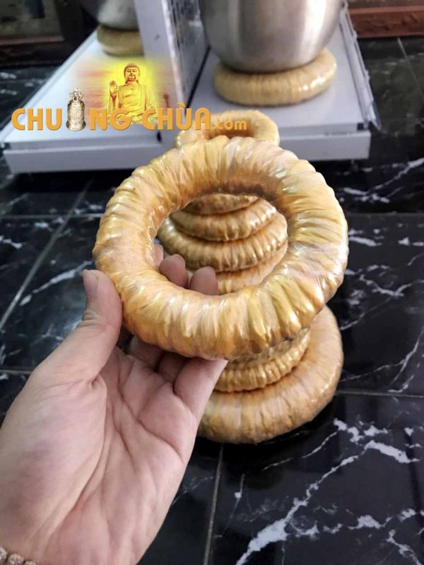 Đế chuông mõ tụng kinh 2 tay