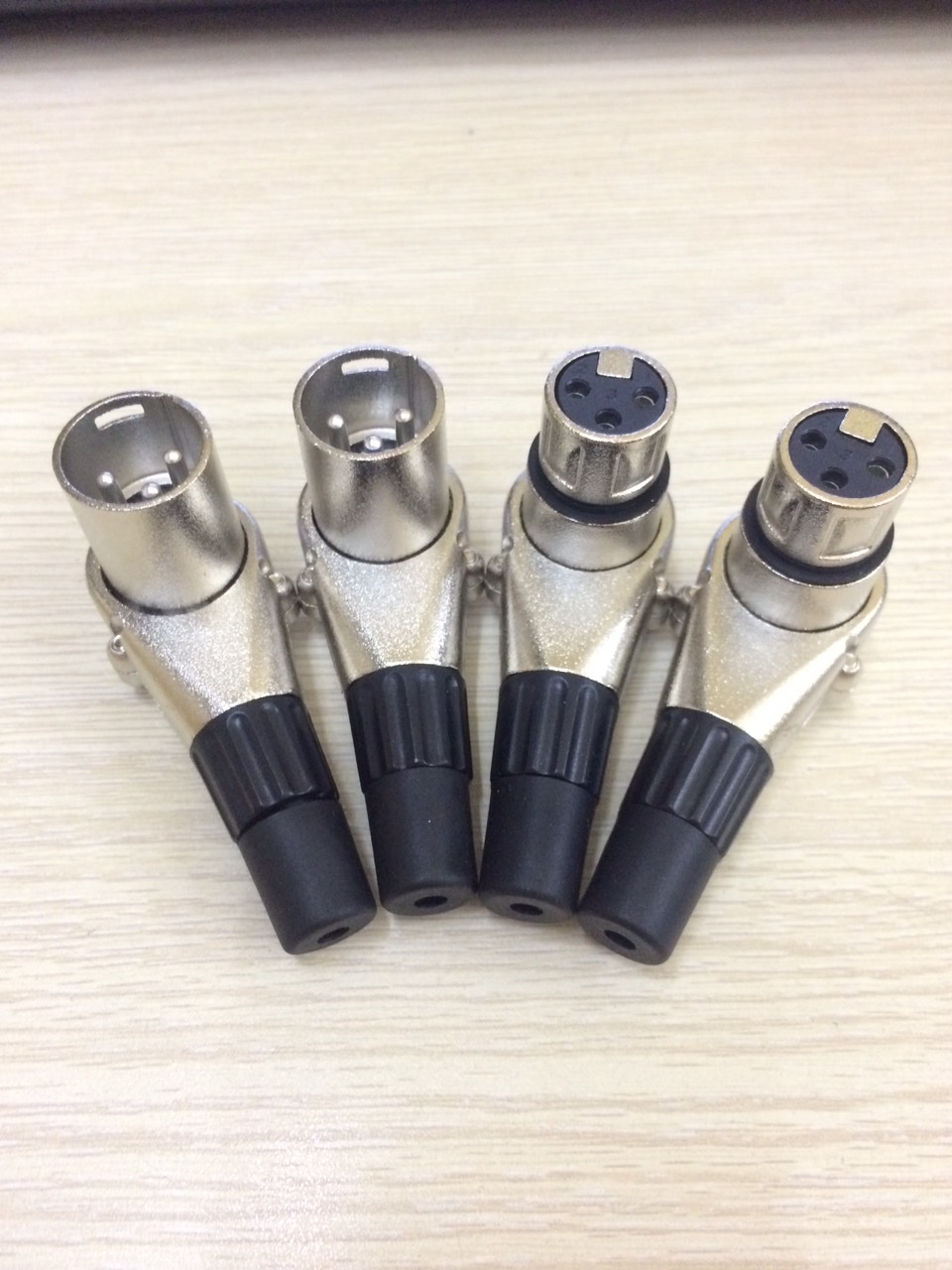 (VIDEO) Đầu Jack hàn Canon cong (chữ L) đực cái