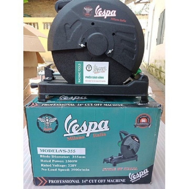Máy cắt-máy cắt sắt Vespa 2500w Italia VS355 - MCS VS355
