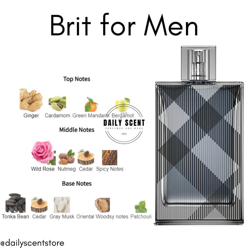 Nước hoa nam Burberry Brit for him edt