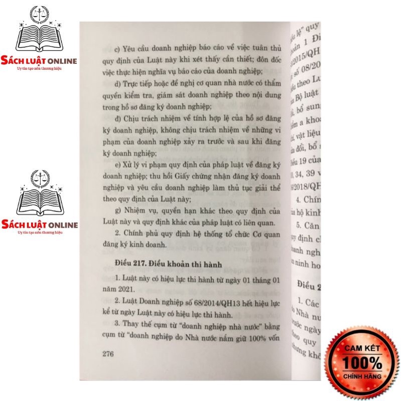 Sách - Luật Doanh nghiệp (Hiện hành) (NXB Chính trị quốc gia Sự thật)