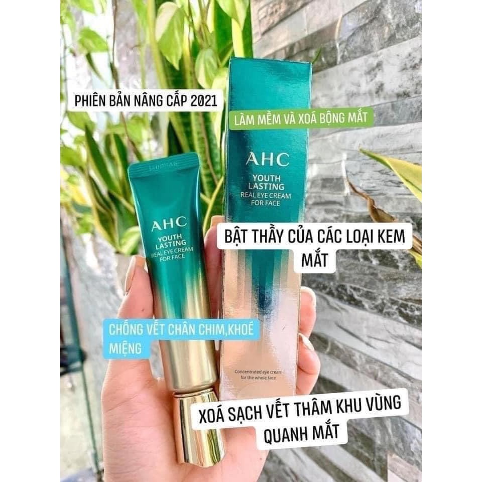 [Mẫu Mới 2021] Kem Mắt AHC Xanh Lá Youth Lasting 30ml