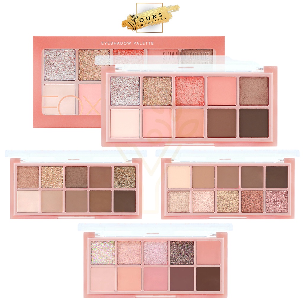 Bảng Phấn Mắt Sivanna Colors Eyeshadow Palette Fox & Frog HF158