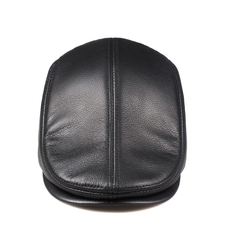 Mũ bê rê mũ beret nam 100% da bò thật