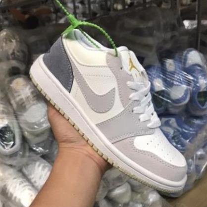 Giày thể thao, giày jordan 1 xám xanh FULL BOX + BILL giày jordan 1 ghi xám paris hàng cực chất