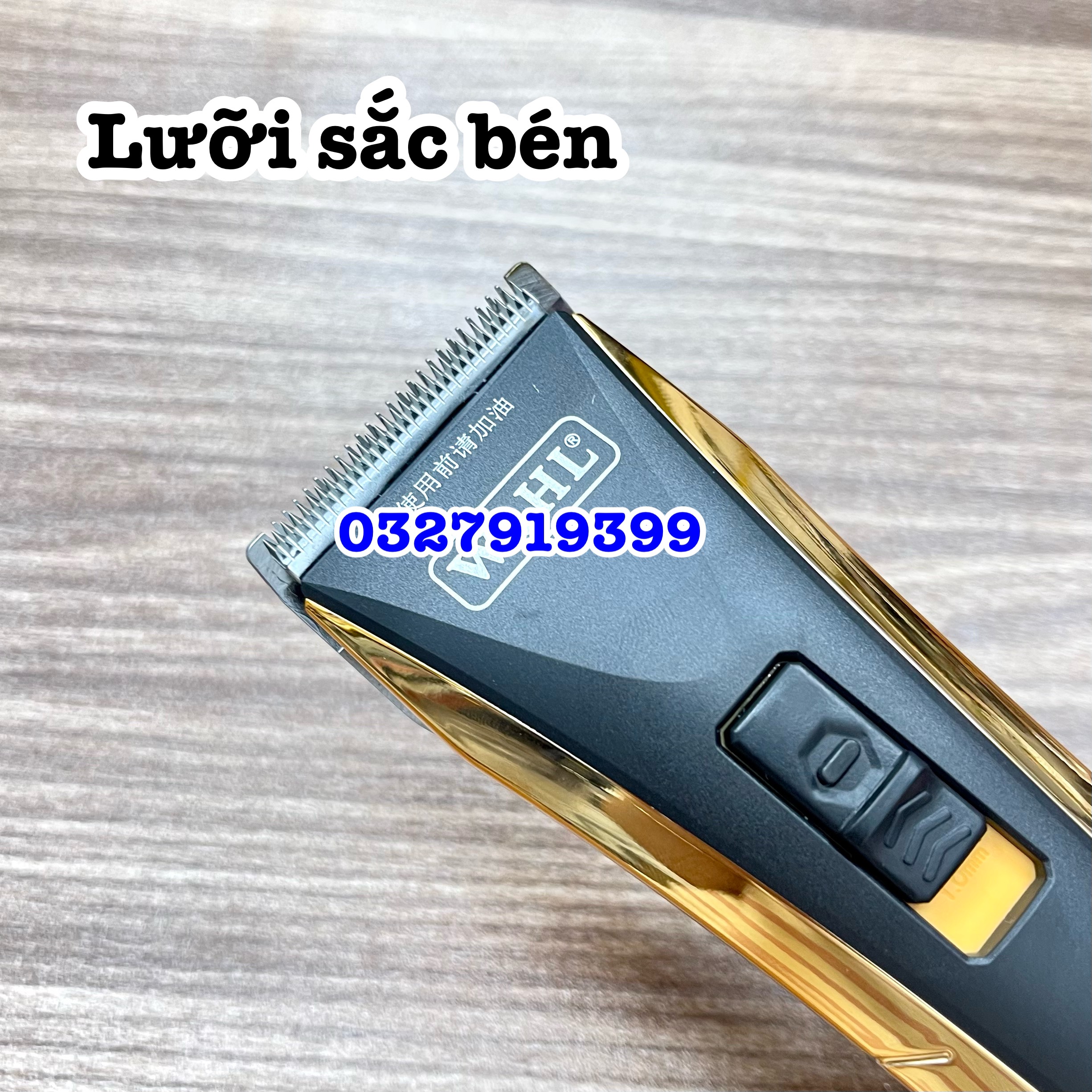Wahl Tông Đơ Cắt Tóc Chính Hãng WAHL 2222 - Chuyên Nghiệp, Động Cơ Mạnh Mẽ, Lưỡi Thép Cao Cấp, Sử Dụng 260 Phút Liên Tục, Pin Lithium 1000mAh, Bộ Sản Phẩm Bao Gồm 4 Cữ Nhựa