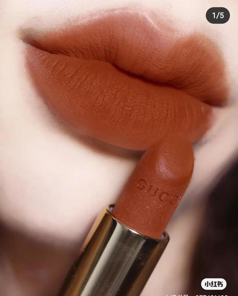 Son GUCCI 308 Matte- Cam Nâu Tây