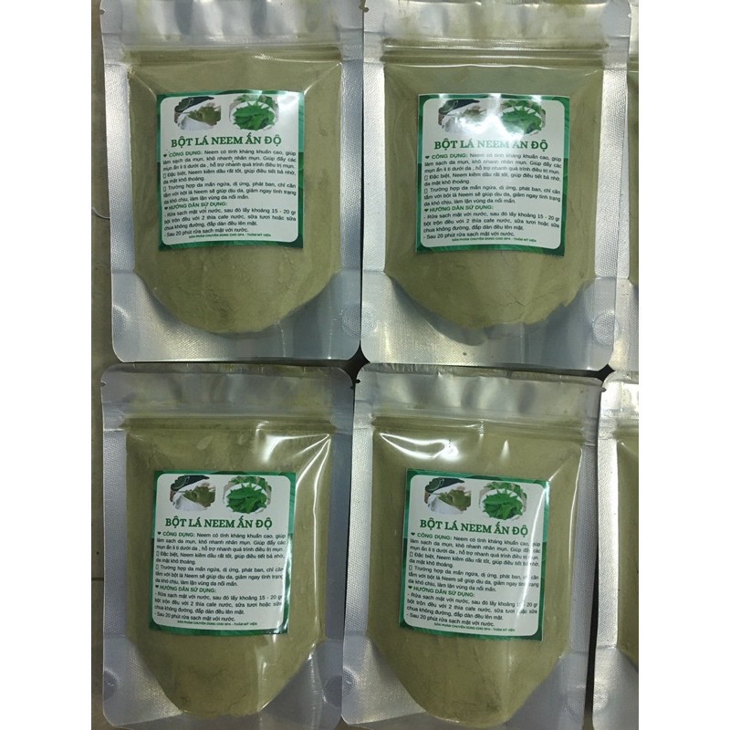 500gr Bột Lá Neem Ấn Độ handmade rất tốt cho da