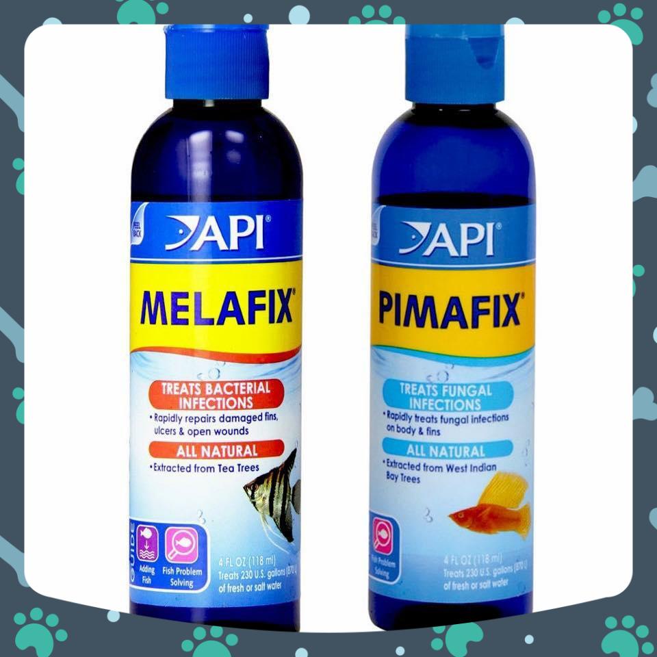 [Hoàn Tiền 10%]API Melafix/Pimafix - Chế Phẩm Kháng Khuẩn -  Bộ Đôi Hoàn Hảo Chăm Sóc Cá Cảnh