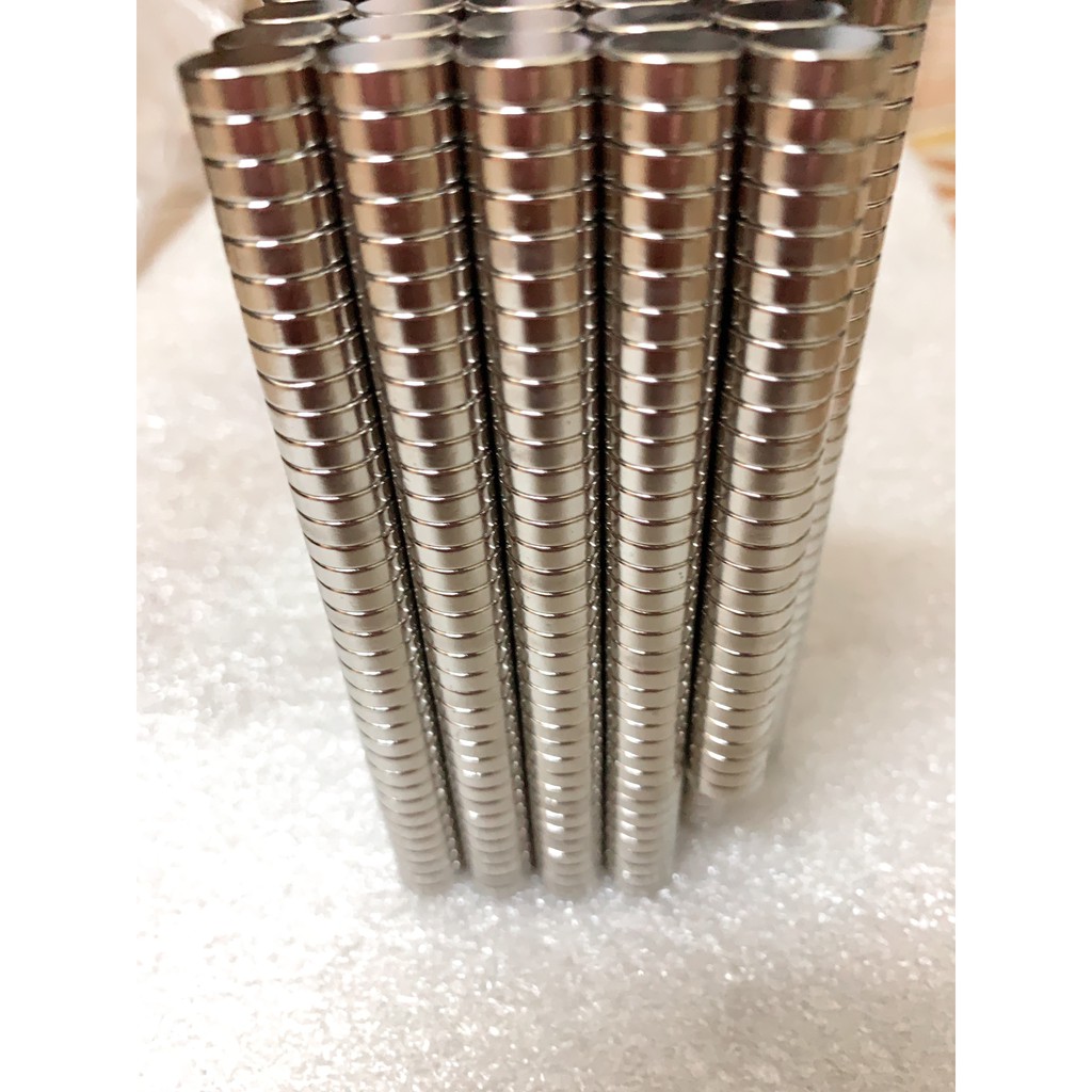 10 viên nam châm tròn 10x3mm , nam châm đất hiếm