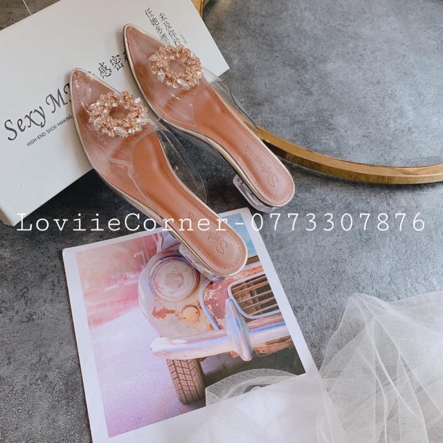 Guốc mika vòng nguyệt quế ( có đính kèm video tự quay)