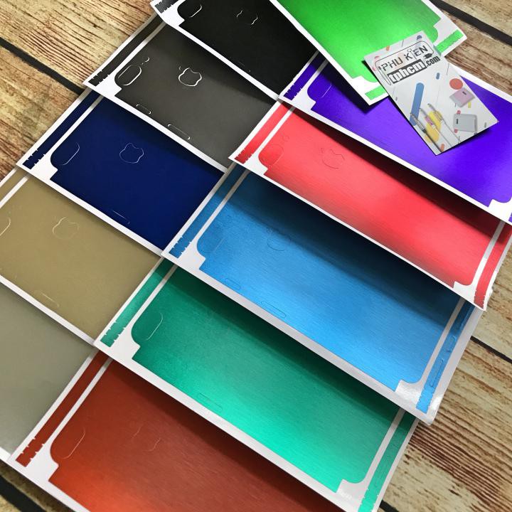 [ Bán chạy ] - Dán mặt lưng Màu iPhone 7 Plus/8 Plus
