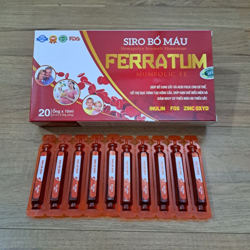 Siro blood tonic Ferratum-supplement iron and folic acid, renewable erythrocytes, reduce the risk of iron deficiency, reduce eye flower, dizzy-limited hot and constipation