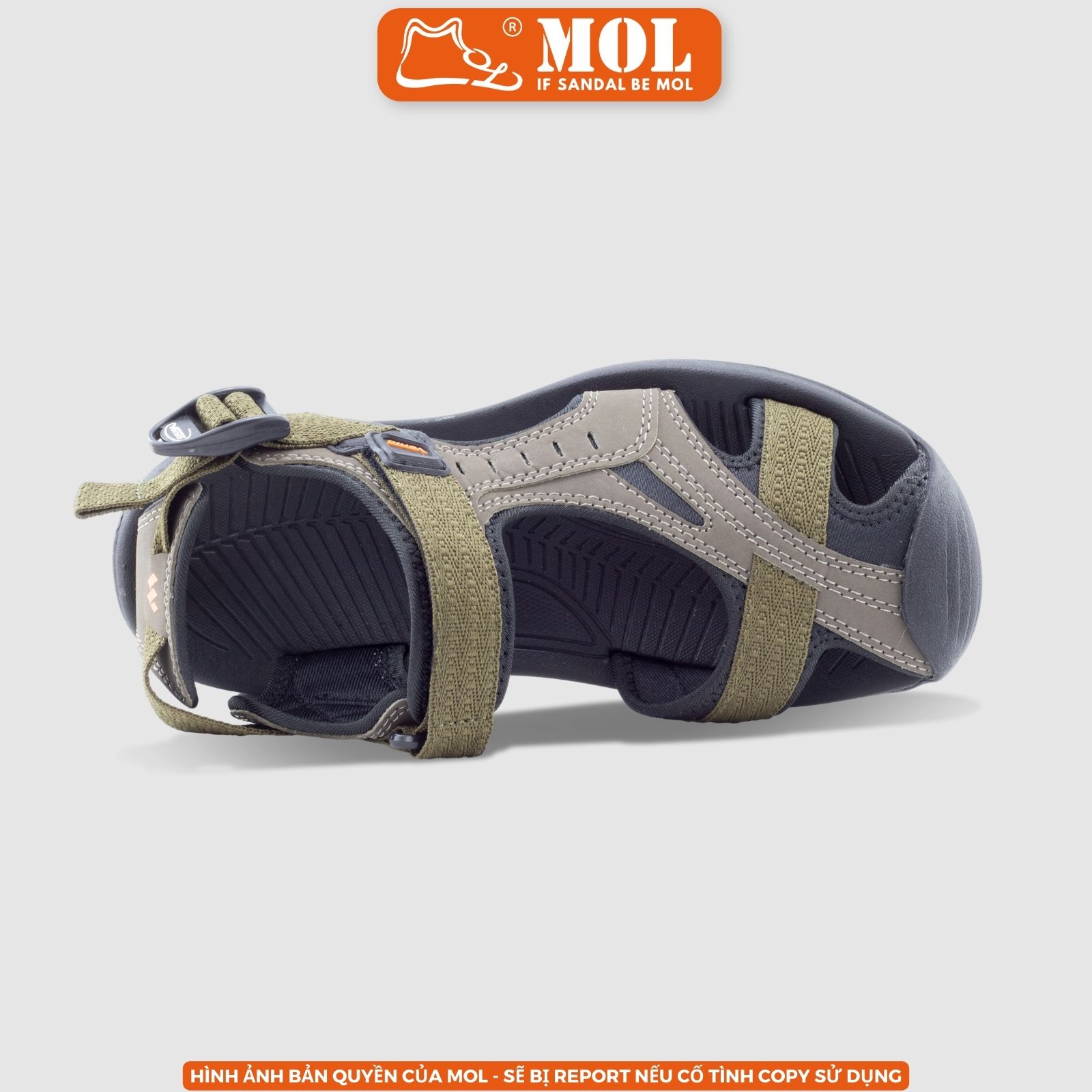 Giày sandal Vento nam bít mũi SD7612 có big size